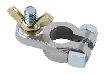 Wing Nut Battery Terminal Positive- clamp Type Brass Plated