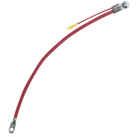 Red 40" 4 Gauge Side Terminal Battery Cable With Auxiliary Lead