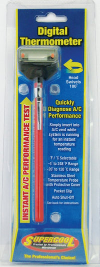 180 Degree Swivel Head Digital Thermometer - Each