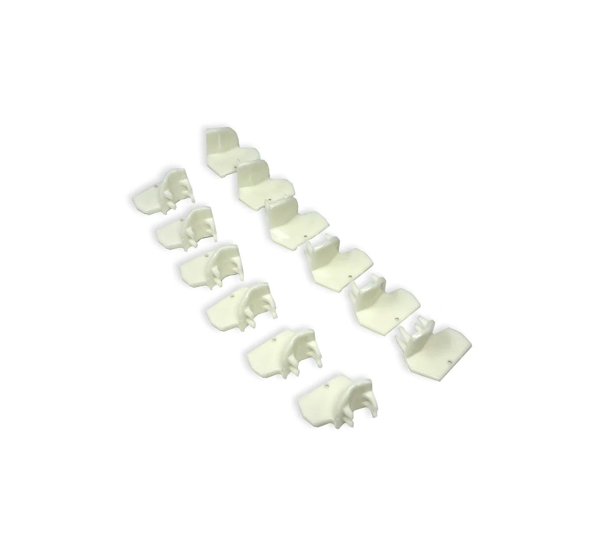 White Plastic Insert Rim Protectors For Coats Stainless Steel Mount/Demount Head - 12 Pack