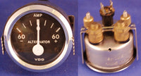 VDO Marine Ammeter 60-0-60 2-1/16" Diameter