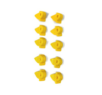 Yellow Corghi/Coats Metal Head Inserts 8-11100106, 100106 - 10 Pack