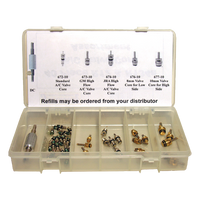 37pc AC Valve Core Assortment with Remover Tool