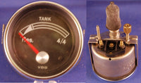 VDO Marine Electric Fuel Level Gauge 2-3/8 dia, 24v