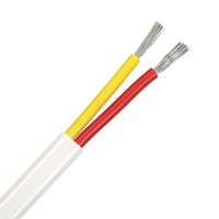 16/2 Yellow/Red Boat Cable White Jacket Tinned Wire - 25 FT