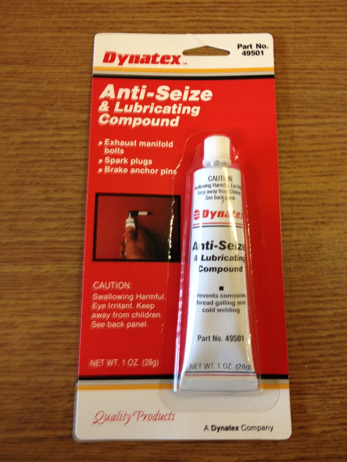 ANTI-SEIZE & LUBRICATING COMPOUND 1oz Tube- Carded