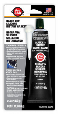 Pro Seal Black RTV Silicon Gasket Maker, 3 oz