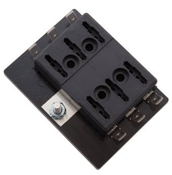 Universal 6 Position ATC/ATO Blade Type Fuse Holder Block Panel