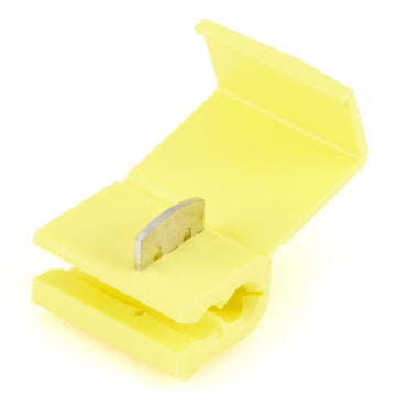 Yellow Instant Tap Quick Splice Connector 12-10 Gauge - 100 Pack