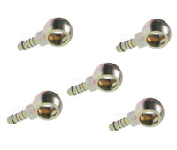 5 PK 12mm x 1mm Ring Nipples wide barb 6mm Fuel Injector Fitting RPL SMP HK9014