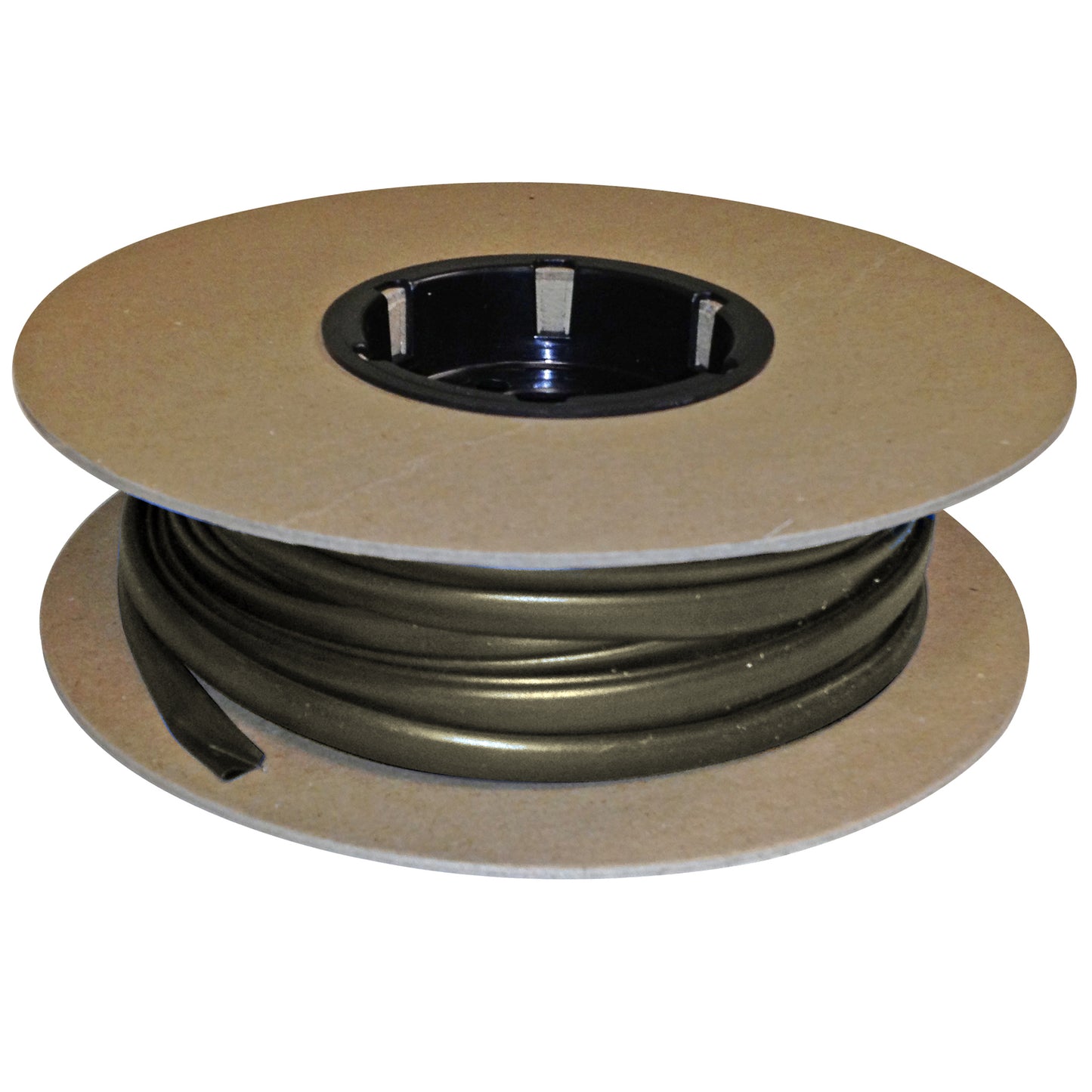 Flexible Thin Single Wall Non-Adhesive Heat Shrink Tubing 2:1 Black 3/32" ID - 25' Ft Spool