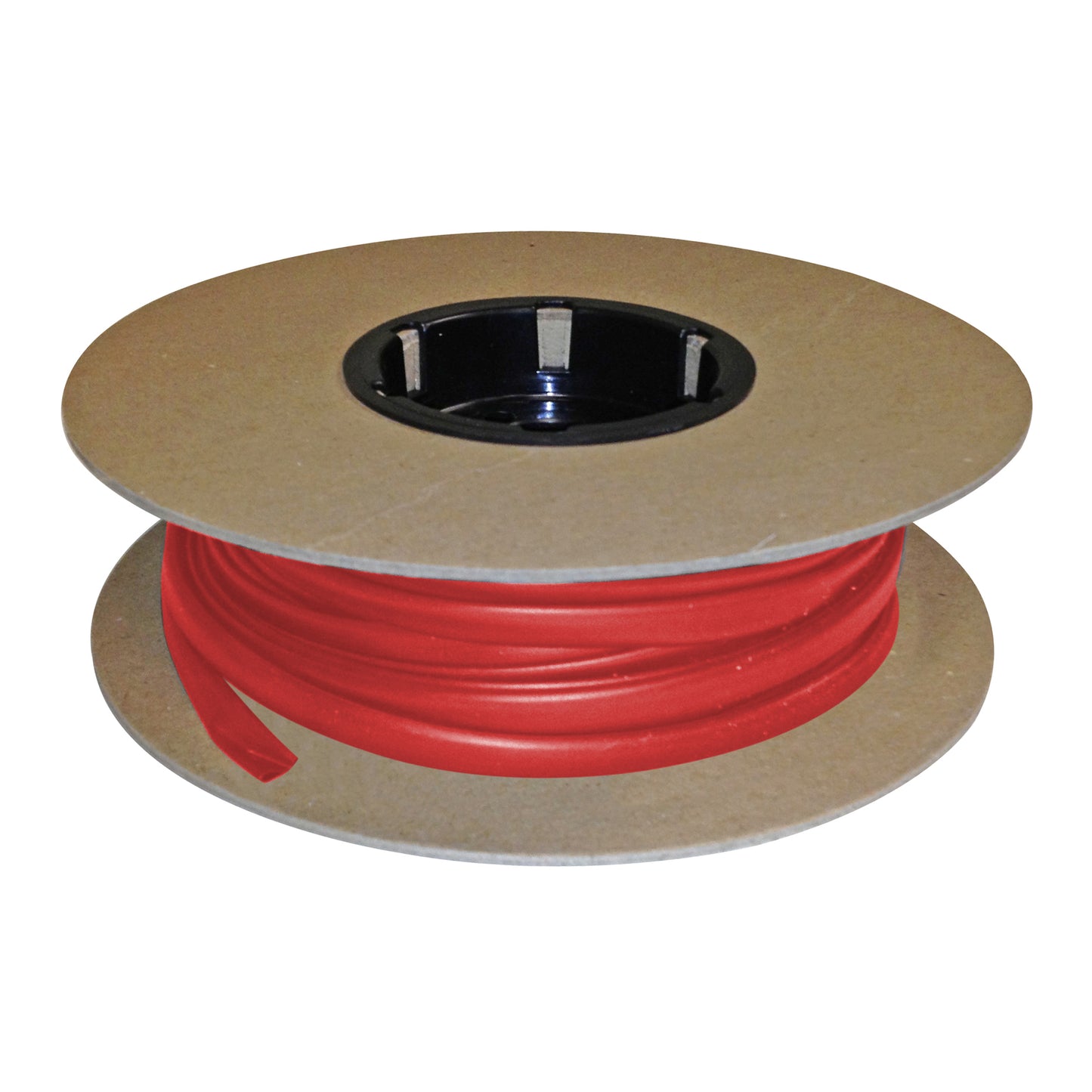 Flexible Thin Single Wall Non-Adhesive Heat Shrink Tubing 2:1 Red 3/4" ID - 25' Ft Spool