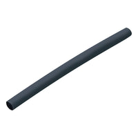 Flexible Thin Single Wall Non-Adhesive Heat Shrink Tubing 2:1 Black 3" ID - 12" Inch 10 Pack