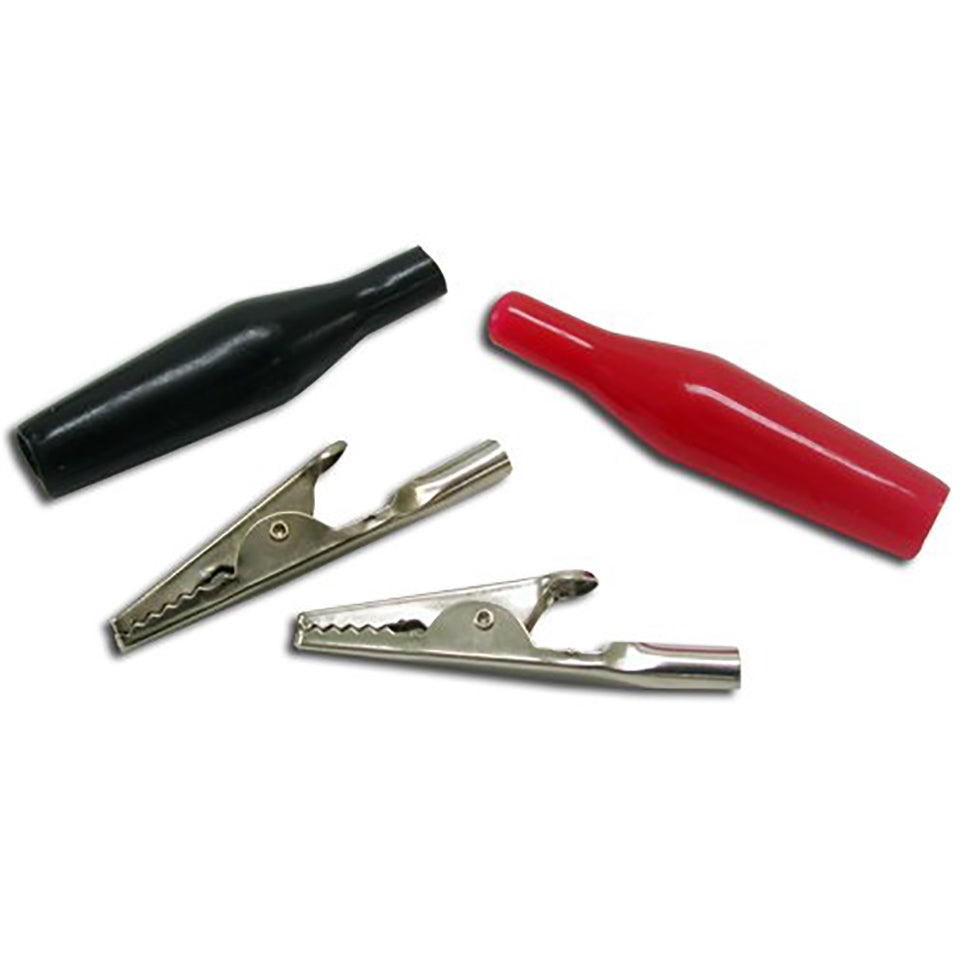 Red Boot Test Clip Alligator Clamp 1-1/4 Inch Long - 1/4 Inch Max Opening