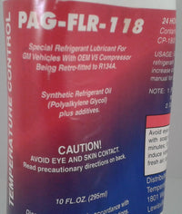 PAG FLR-118 Oil for GM V5 retrofit, 10 oz.