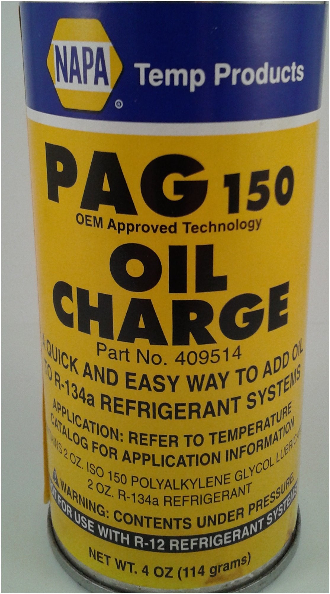 NAPA PAG 150 Oil Charge, 4 oz