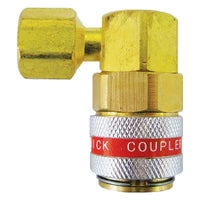 90° High Side R-134a Quick Coupler 14mm x 1.5, each