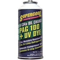 Supercool R134a Oil Charge PAG 100 plus UV Dye - 4 oz