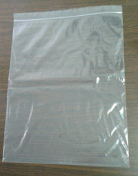 12X15 Inch Clear Plastic Reclosable Ziplock 2mil Bags - 100 Pack