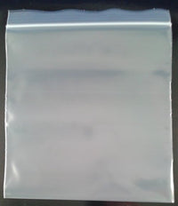 6x6 Inch Clear Plastic Reclosable Ziplock 2mil Bags - 100 Pack