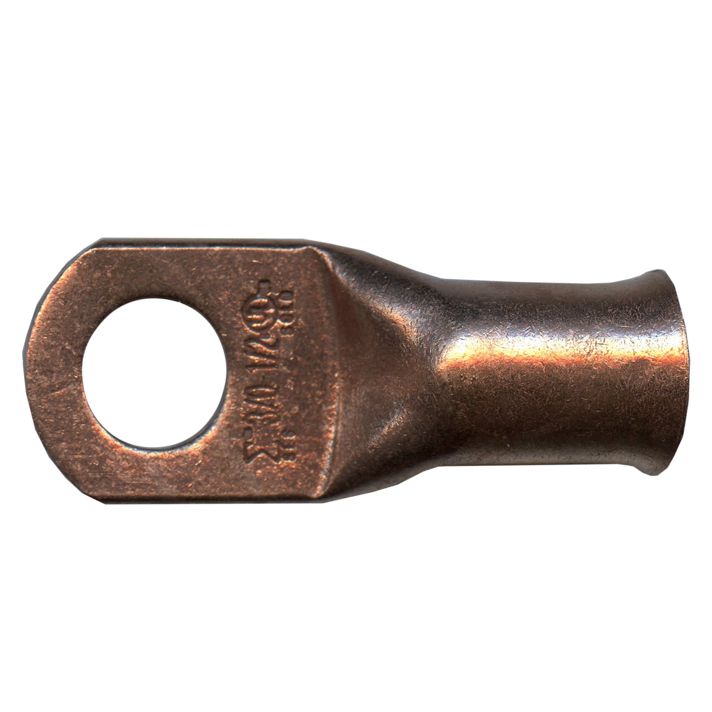 Standard Copper Lug 3/0 AWG 1/2" Ring Size - 10 Pack