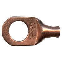 Standard Copper Lug 8 AWG 1/2" Ring Size - 100 Pack