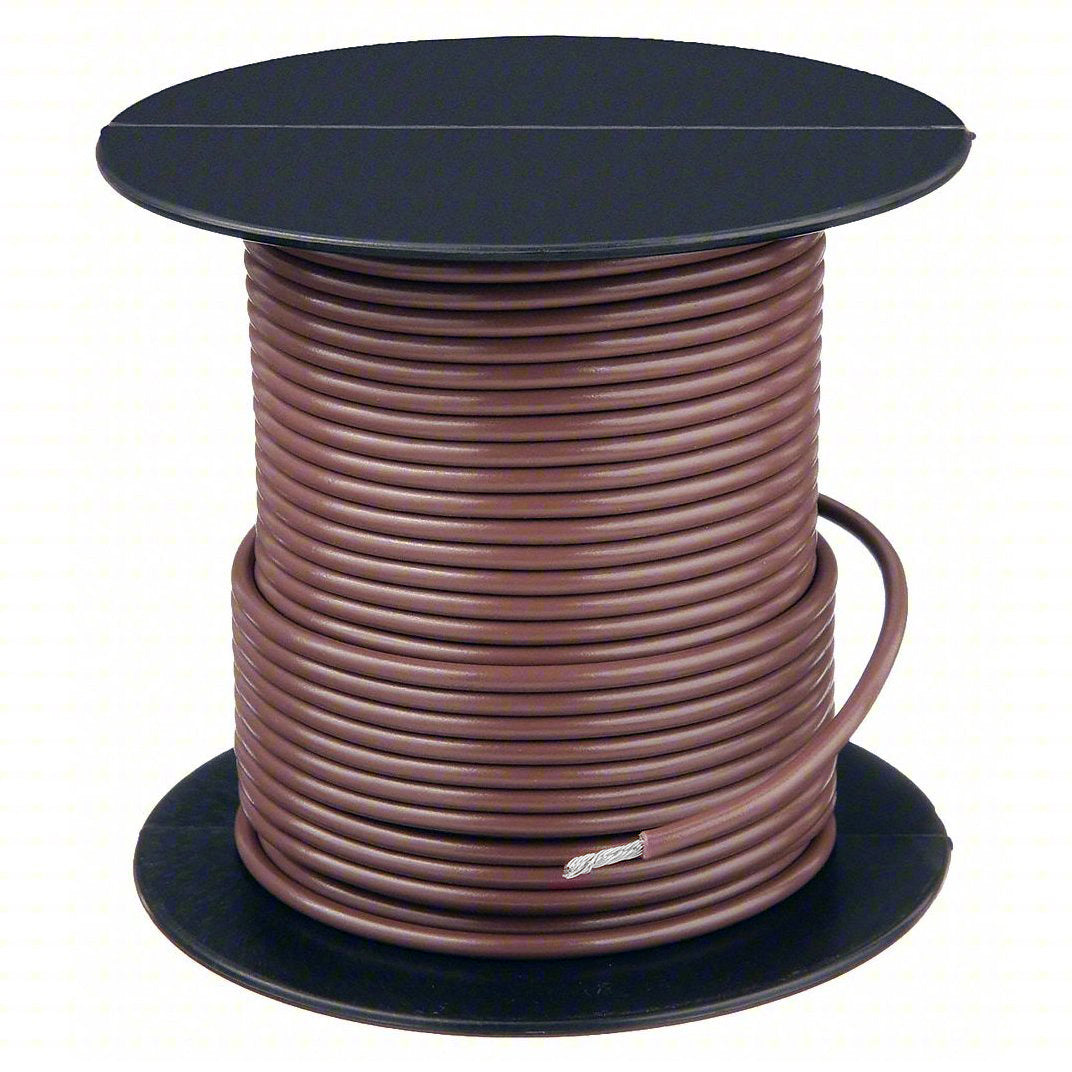 12 Gauge Brown Marine Tinned Copper Primary Wire - 500 FT