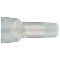 Xtra Large Clear Nylon Crimp Cap 8 Gauge - 100 Pack