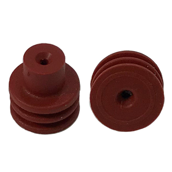 WeatherPack Terminal 22-20 Gauge Cable Seal Red (12015899/15324983) - 10 Pack