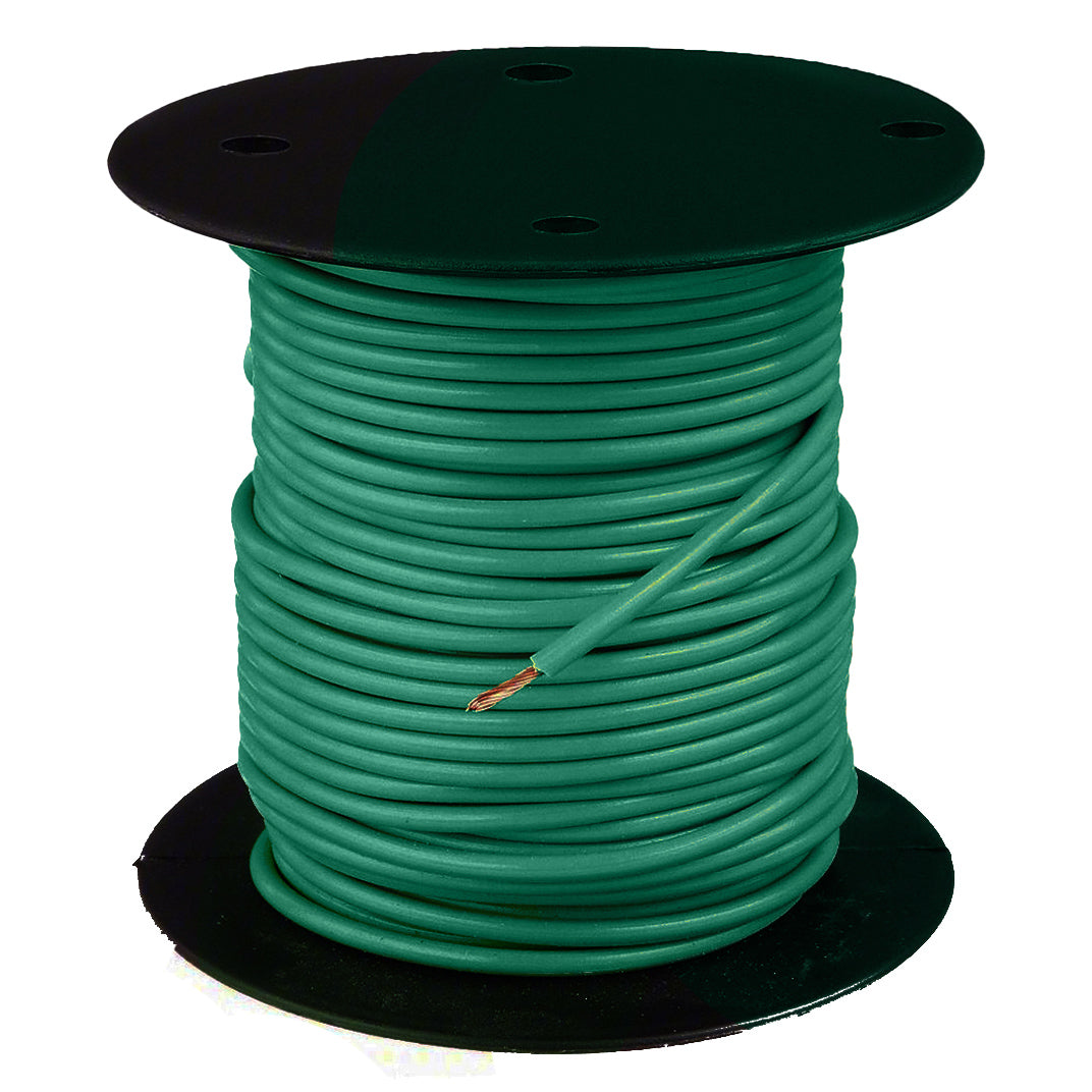 10 Gauge Dark Green Primary Wire - 500 FT