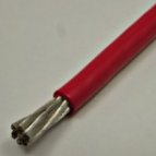 1 Gauge Red Marine Tinned Copper Battery Cable - UL Listed 1426 - 25 FT