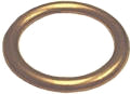 Oil Drain Plug Crushable Copper Gasket 1/2" 13 mm - 25 Pack