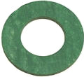 Oil Drain Plug Fiber Gasket 1/2" Green Synthetic- 25 Pack