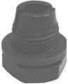 1/2" - 20 Triple Oversized Machined - 3/4" Hex Drain Plug with gasket