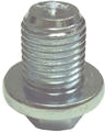 14mm - 1.50 Regular Point Zinc Plate - 13mm Hex Drain Plug