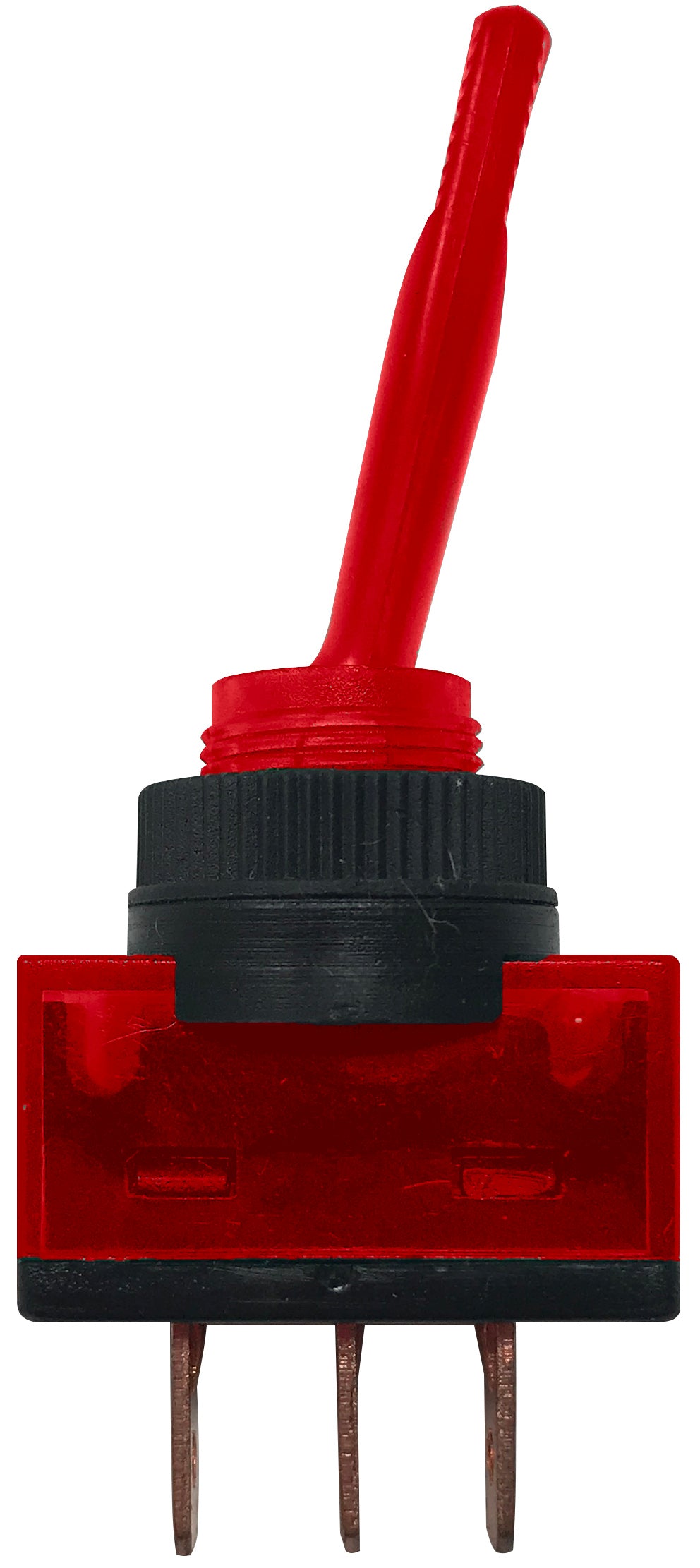 Universal Red Illuminated ON / OFF Toggle Switch SPST - 20 Amp @ 12 Volt