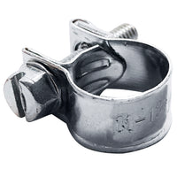 Fuel Injection Hose Clamps Solid Band 1/4" - 10 per box