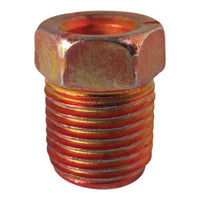 Red Oversize Invert Flare Tube Nut - 3/16" x 7/16" - 24 TPI - 10 Pack