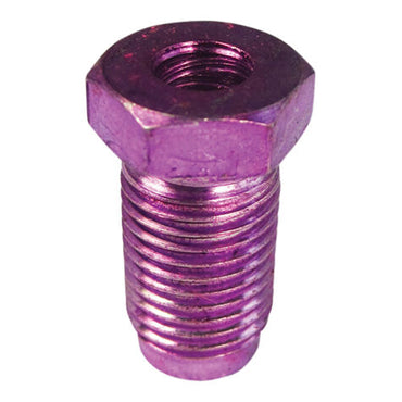 Violet / Red Bubble Flare Tube Nut - 3/16" x 3/8" - 24 TPI - 10 Pack