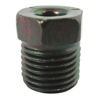 Black Oversize Invert Flare Tube Nut - 3/16" x 1/2" - 20 TPI - 10 Pack