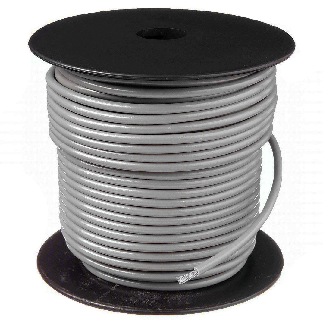 14 Gauge Gray Marine Tinned Copper Primary Wire - 500 FT