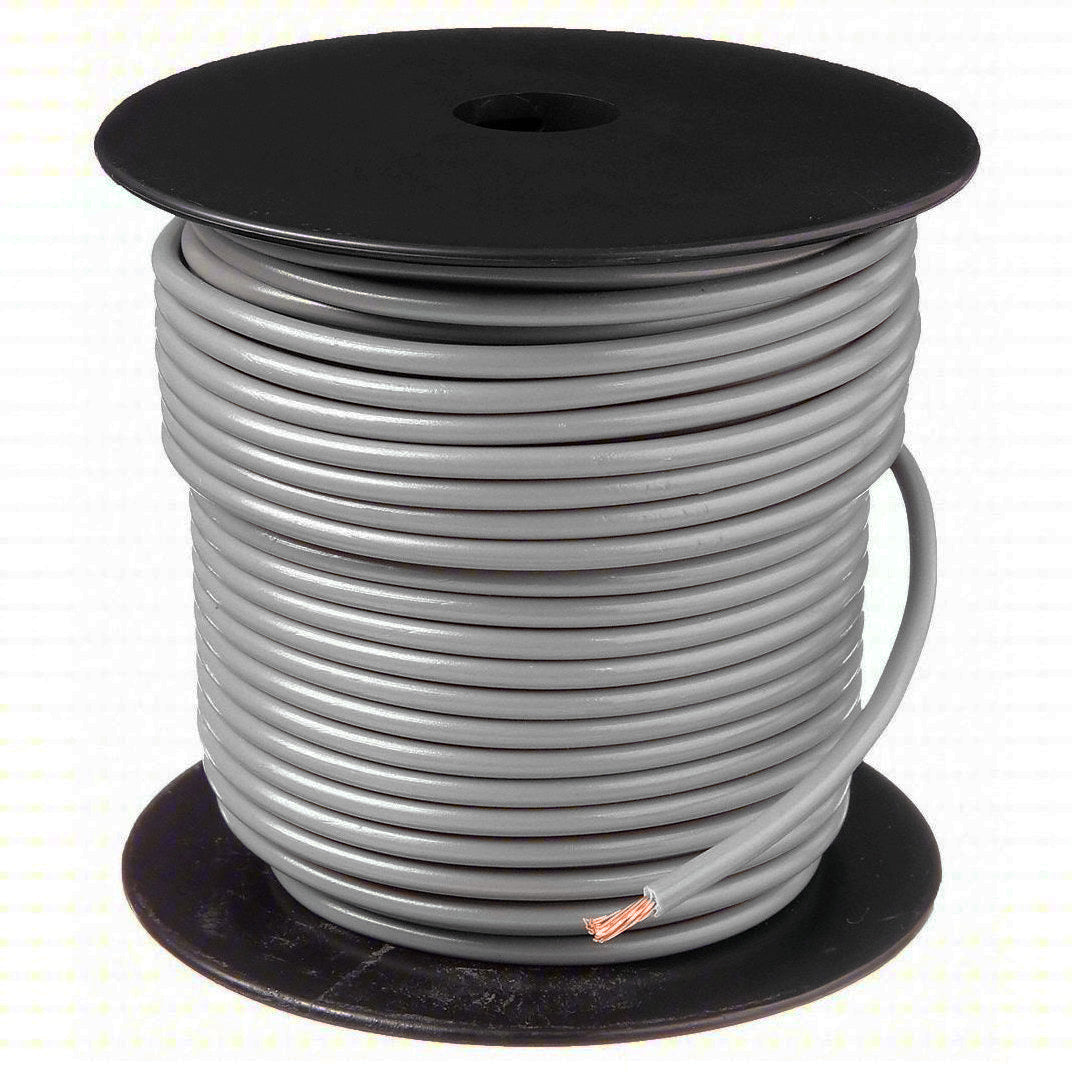 12 Gauge Gray Primary Wire - 500 FT