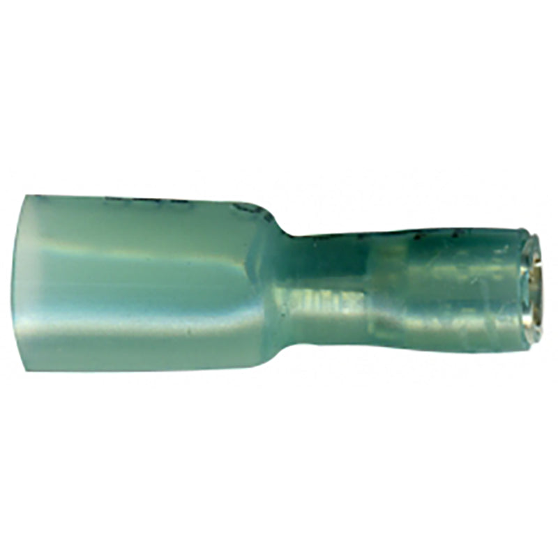 Heat Shrink & Crimp Blue Fully Insulated Female Quick Disconnect 16-14 Gauge .110 Tab - 500 Pack