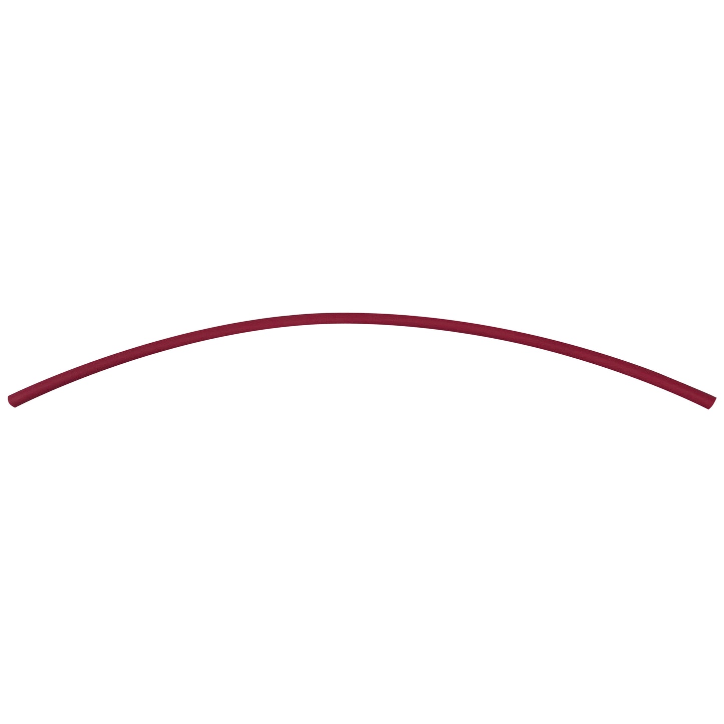 Flexible Thin Single Wall Non-Adhesive Heat Shrink Tubing 2:1 Red 3/32" ID - 12" Inch 10 Pack