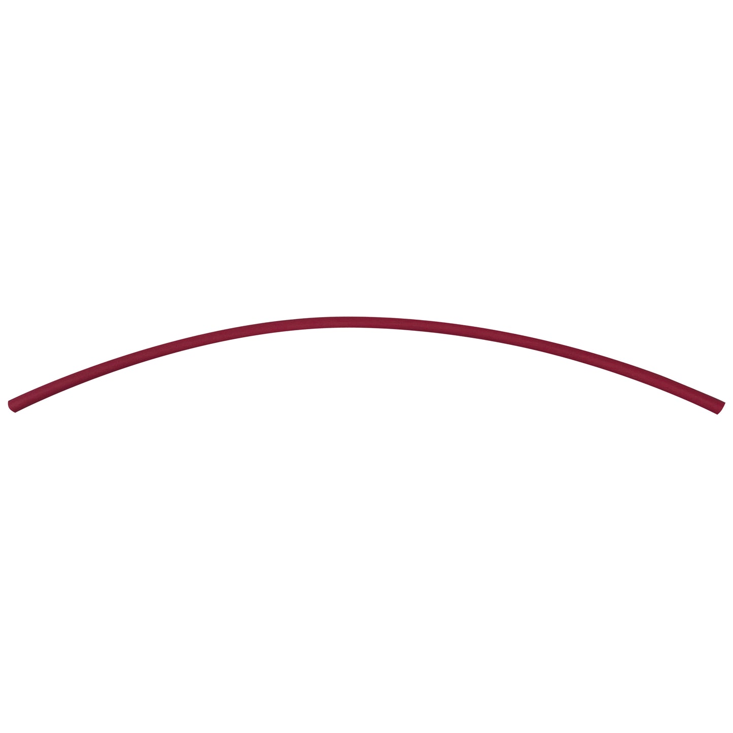 Flexible Thin Single Wall Non-Adhesive Heat Shrink Tubing 2:1 Red 3/32" ID - 48" Inch 4 Pack