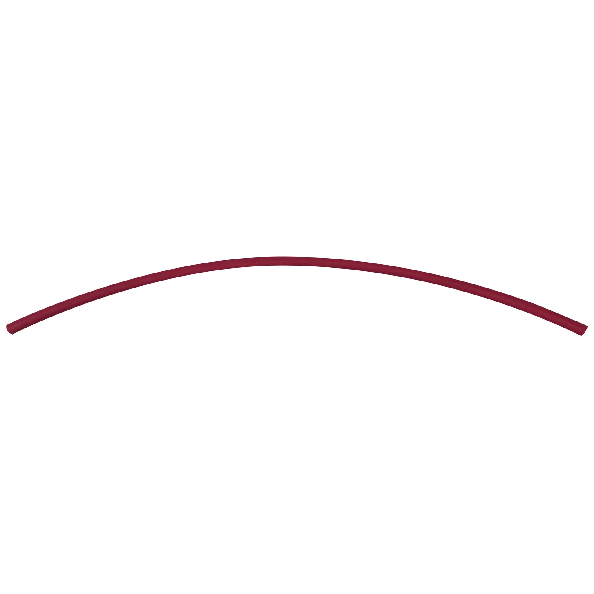 Flexible Thin Single Wall Non-Adhesive Heat Shrink Tubing 2:1 Red 3/32" ID - 48" Inch 4 Pack