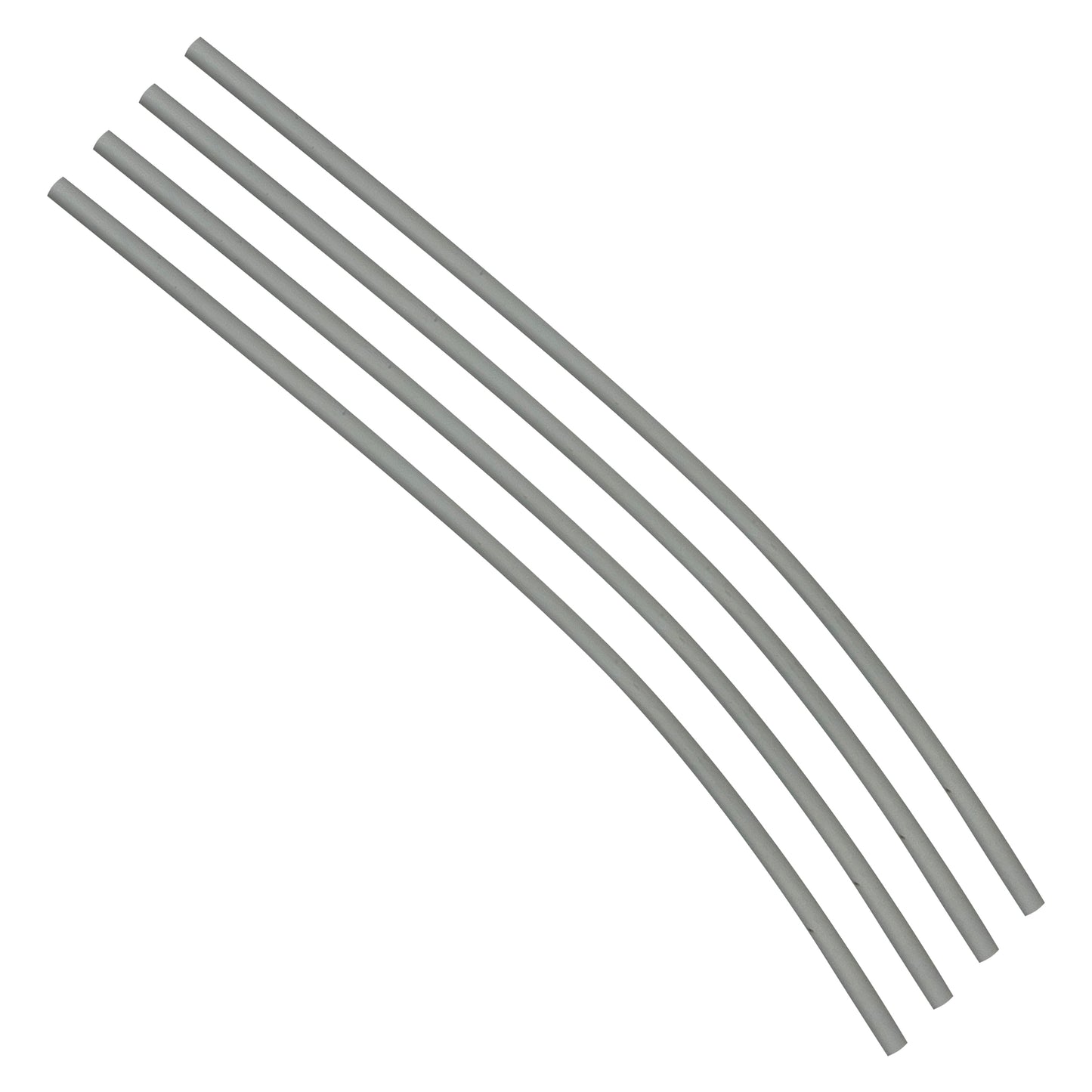 Flexible Thin Single Wall Non-Adhesive Heat Shrink Tubing 2:1 White 3/32" ID - 25' Ft Spool