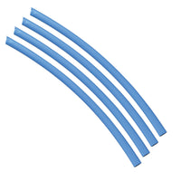 Flexible Thin Single Wall Non-Adhesive Heat Shrink Tubing 2:1 Blue 1/8" ID - 100' Ft Spool