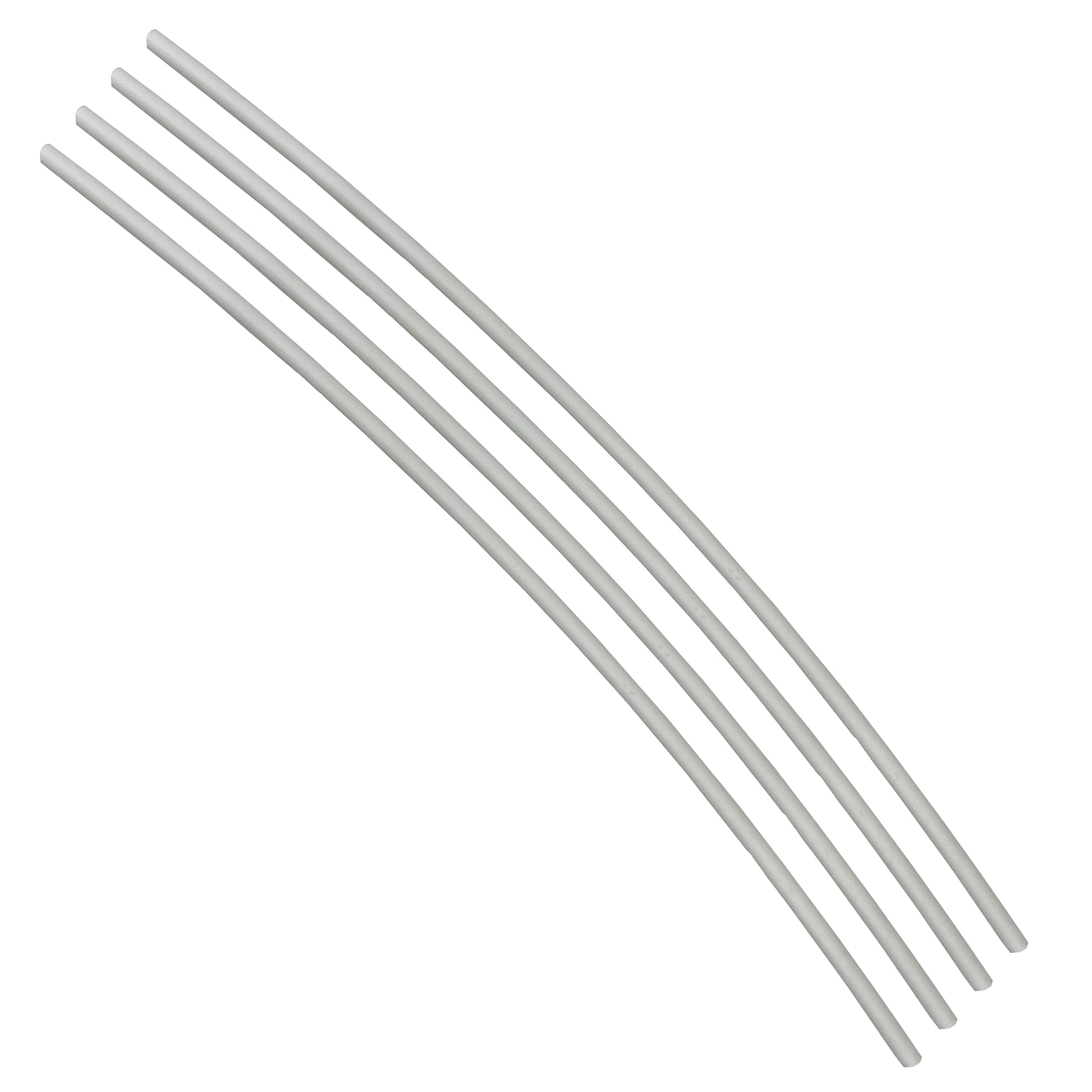 Flexible Thin Single Wall Non-Adhesive Heat Shrink Tubing 2:1 White 1/8" ID - 100' Ft Spool