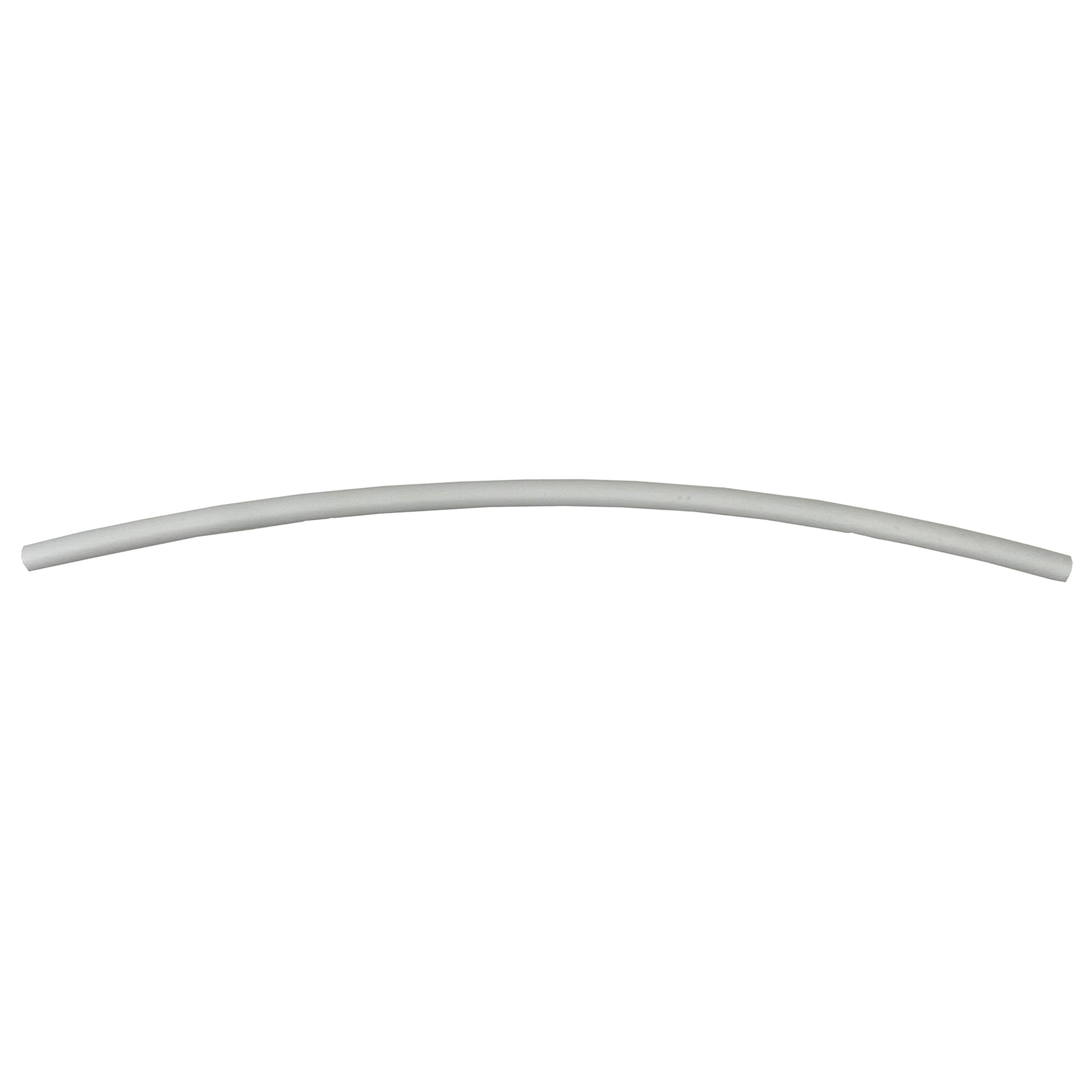 Flexible Thin Single Wall Non-Adhesive Heat Shrink Tubing 2:1 White 1/8" ID - 100' Ft Spool